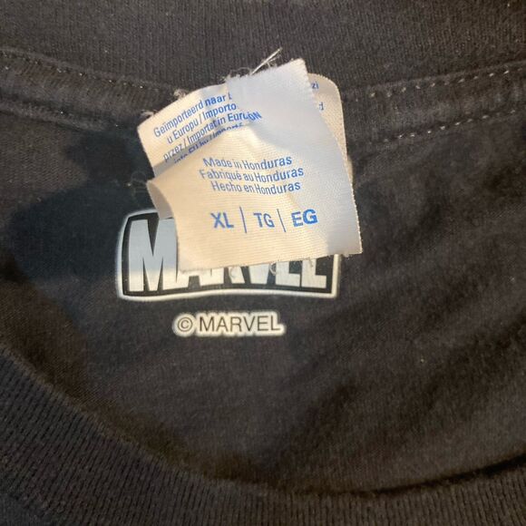 Marvel Mens XL Hero’s Villains Periodic Table of Marvel Black T-shirt - Picture 4 of 6